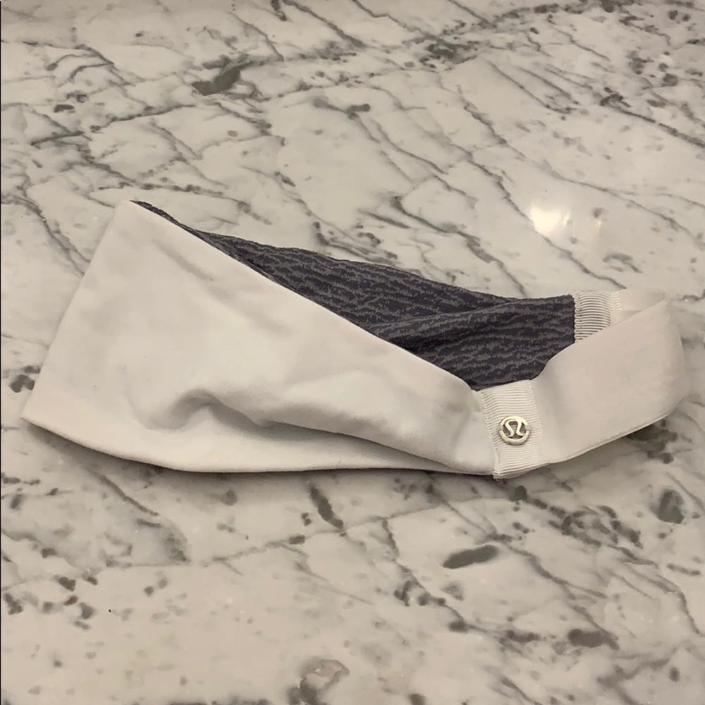 Lululemon headband white. Never worn